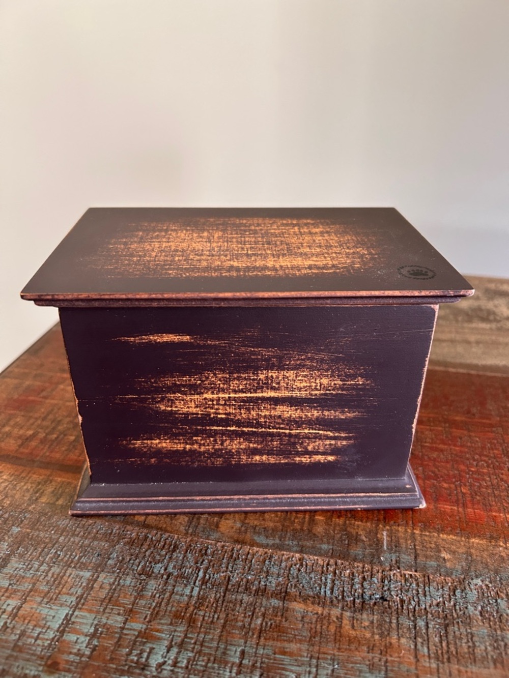 Boyds Bears Wooden Box Chest Accessory Keeper Boyds Collection 6x4x4